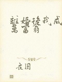 离婚后我成了亿万富翁