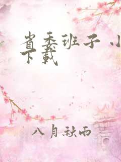 省委班子 小说下载