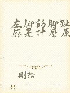 左脚的脚趾头发麻是什么原因