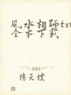 风水相师txt全本下载