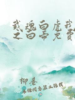 武魂白虎我乃天之白帝免费阅读