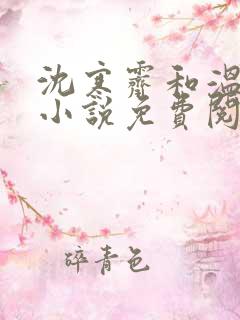 沈寒霁和温栀妍小说免费阅读