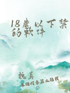 18岁以下禁下的软件