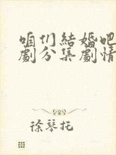 咱们结婚吧电视剧分集剧情