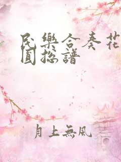 民乐合奏花好月圆总谱