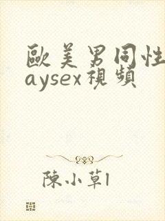 欧美男同性恋gaysex视频