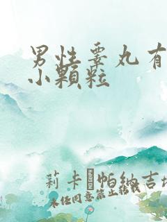 男性睾丸有两个小颗粒