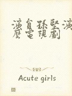 演员孙坚演过什么电视剧