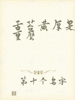 舌苔黄厚是湿气重么