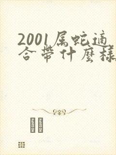2001属蛇适合带什么样的首饰
