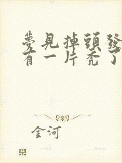 梦见掉头发了,有一片秃了周公解梦