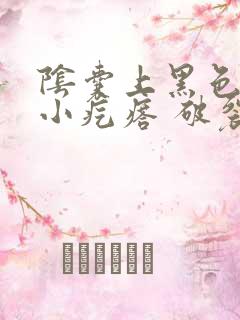 阴囊上黑色凸起小疙瘩 破裂出血