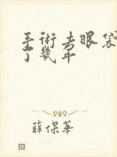 手术去眼袋管得了几年