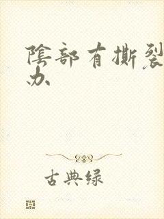 阴部有撕裂怎么办