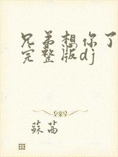 兄弟想你了原唱完整版dj