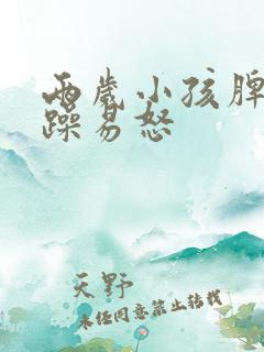 两岁小孩脾气暴躁易怒