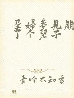 孕妇梦见朋友生了个儿子