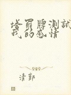 塔罗牌测试他对我的感情