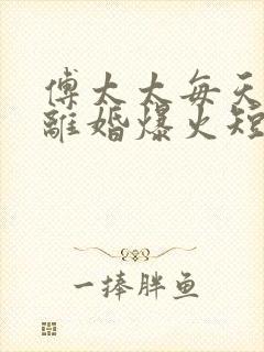 傅太太每天都想离婚爆火短剧