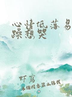 心情低落易怒烦躁想哭