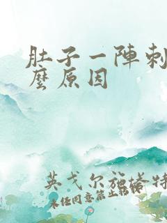 肚子一阵刺痛什么原因