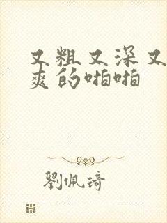 又粗又深又猛又爽的啪啪