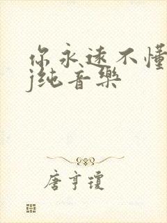 你永远不懂我dj纯音乐