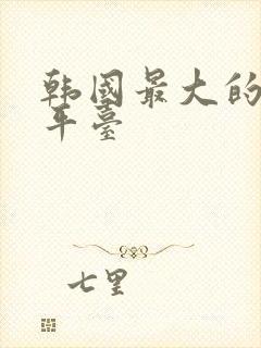 韩国最大的直播平台