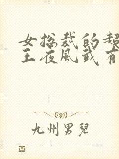 女总裁的超级兵王夜风武有几个女人