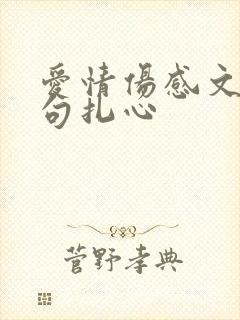 爱情伤感文案短句扎心