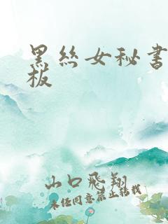 黑丝女秘书和老板