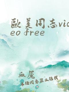 欧美同志video free
