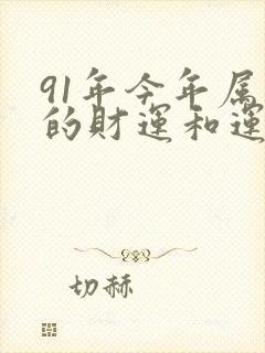 91年今年属羊的财运和运气怎么样