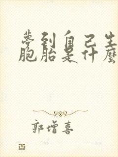 梦到自己生了三胞胎是什么预兆