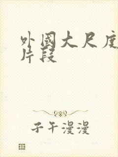 外国大尺度床戏片段