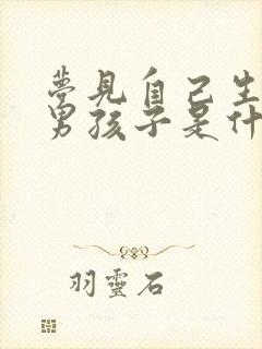 梦见自己生一个男孩子是什么预兆