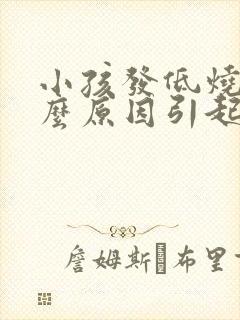 小孩发低烧是什么原因引起的