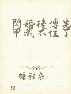 闪婚后傅先生马甲藏不住了