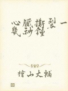 心脏撕裂一样疼几秒钟