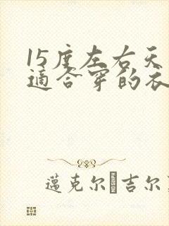 15度左右天气适合穿的衣服