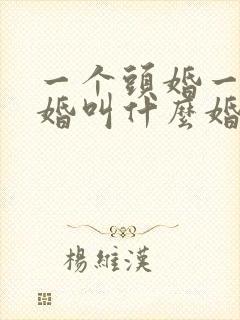 一个头婚一个二婚叫什么婚