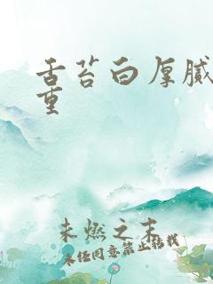 舌苔白厚腻寒湿重