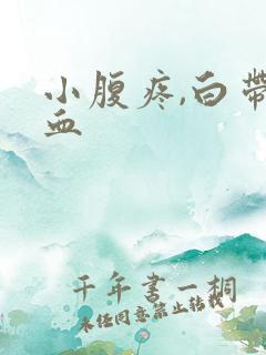 小腹疼,白带带血