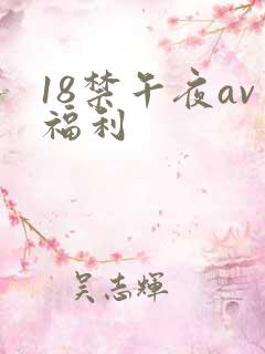 18禁午夜av福利
