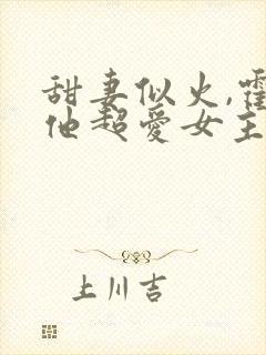 甜妻似火,霍爷他超爱女主是谁