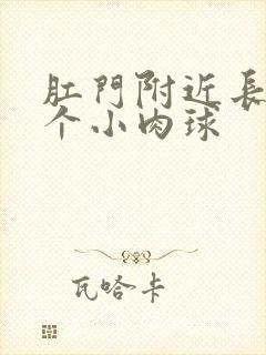 肛门附近长了几个小肉球