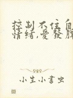 控制不住自己的情绪,爱发脾气,怎么回事