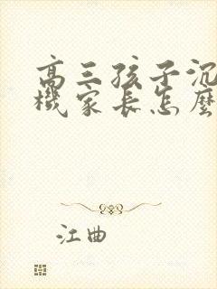 高三孩子沉迷手机家长怎么引导