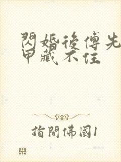 闪婚后傅先生马甲藏不住