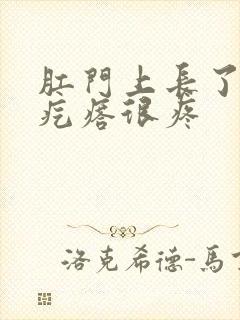 肛门上长了个硬疙瘩很疼